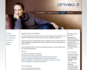 Webpräsenz auf Basis eines Content-Managements-Systems